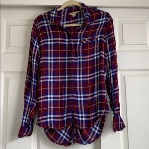 Lucky Brand Flannel with buttons on the back